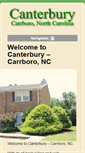 Mobile Screenshot of canterburycarrboro.com